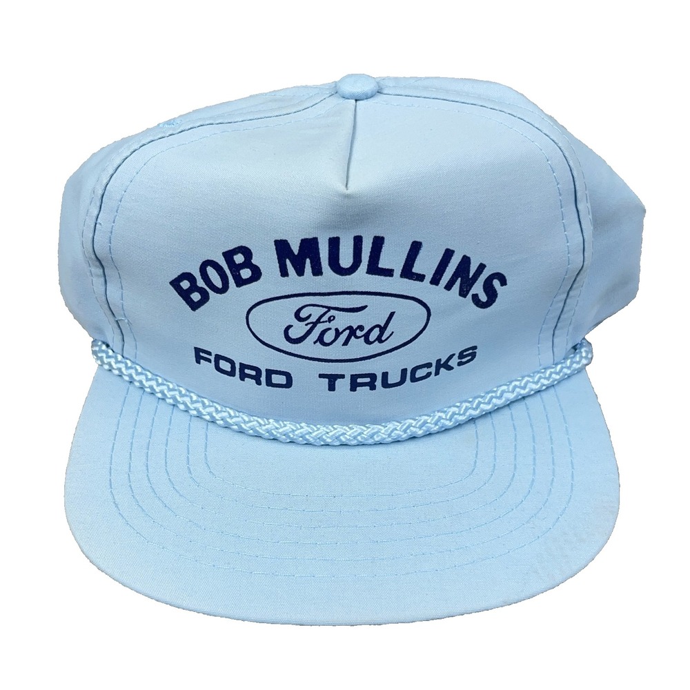 Vintage Ford Trucker Hat Cap Snapback 90s Y2K Trucks Rope Car Dealer Adjustable